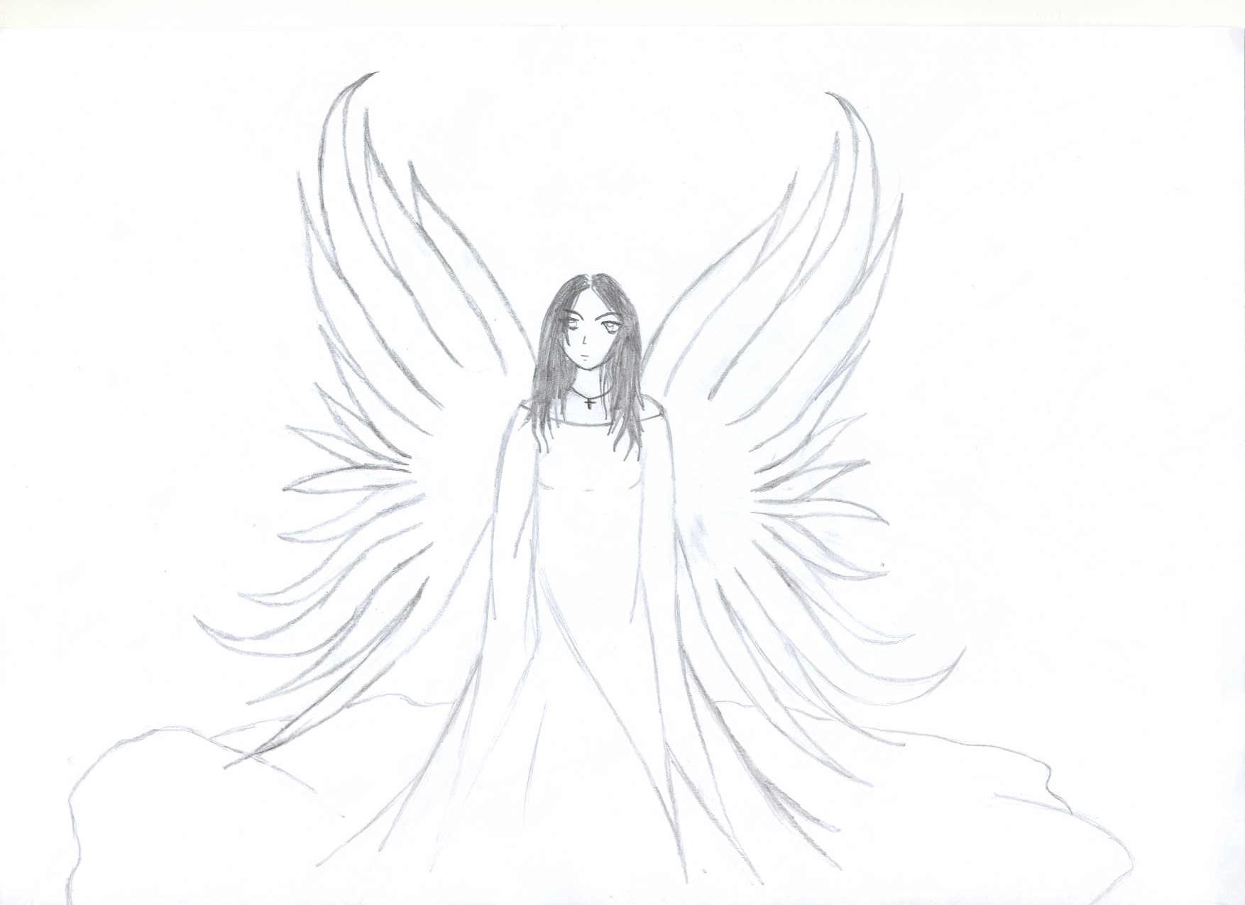 Fonds d'cran Art - Crayon Manga - Personnages mon ange