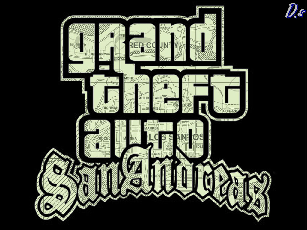 Wallpapers Video Games GTA San Andreas GTA Carte 01