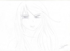 Wallpapers Art - Pencil une fille