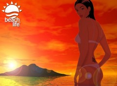 Wallpapers Comics beach life