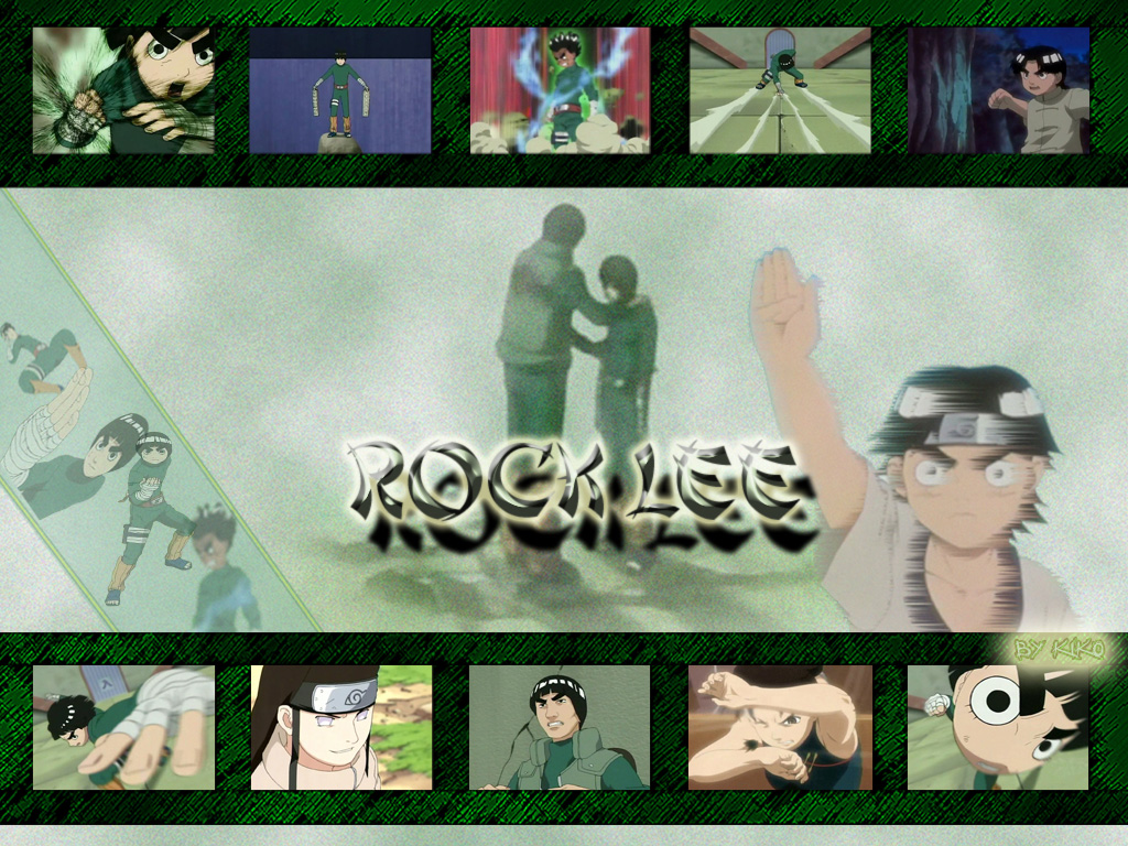 Fonds d'cran Manga Naruto Rock Lee the boss