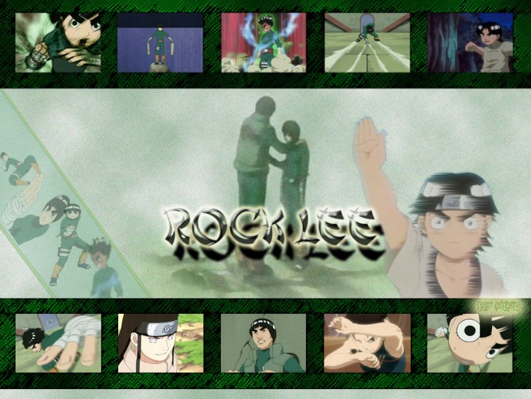 Fonds d'cran Manga Naruto Rock Lee the boss