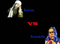 Fonds d'cran Humour ben VS bush