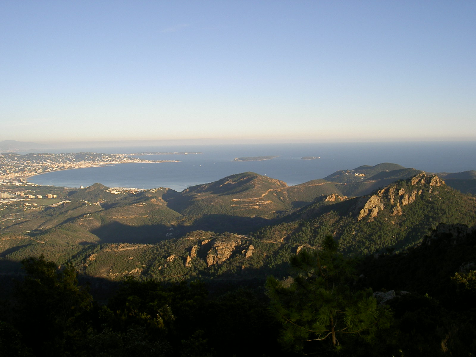 Fonds d'cran Nature Paysages Cannes d'en haut