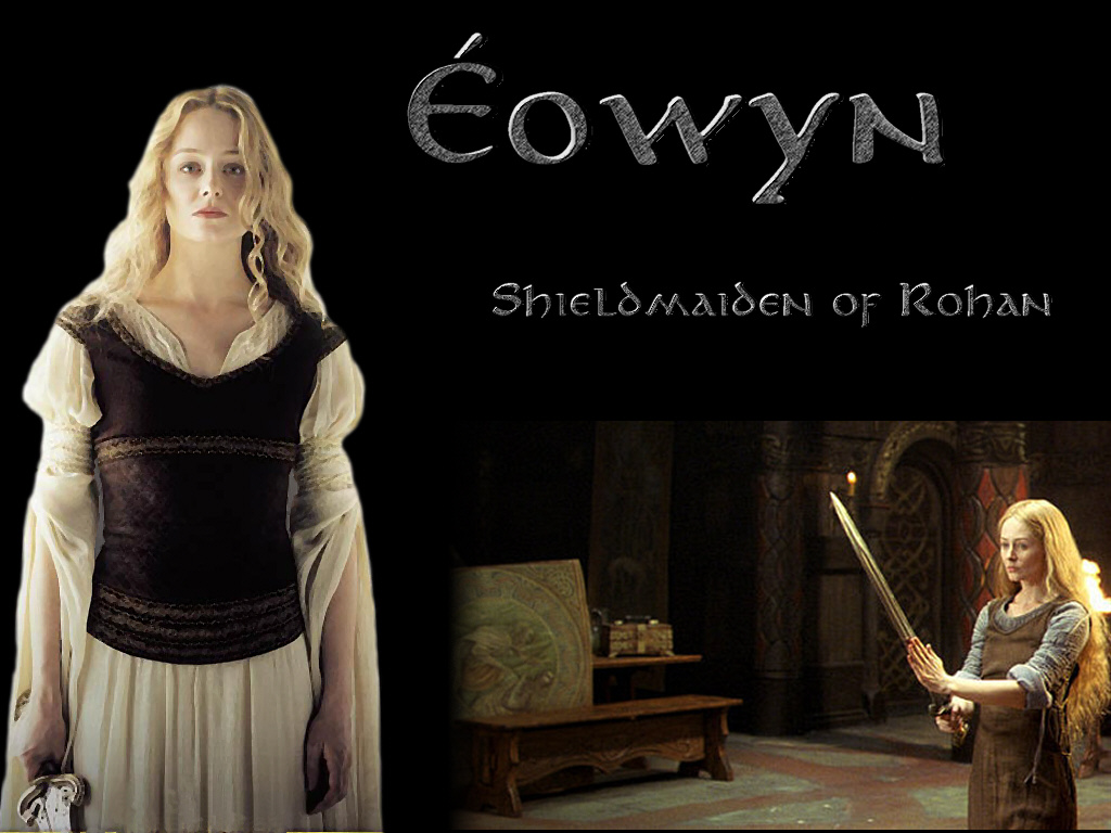 Fonds d'cran Cinma Le Seigneur des Anneaux : la Communauté de l'Anneau Eowyn ~ Shieldmaiden