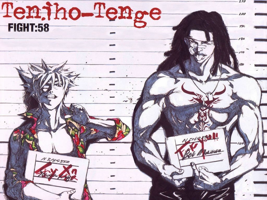 Fonds d'cran Manga Enfer et Paradis - Tenjō Tenge 