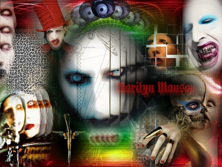 Fonds d'cran Musique Marilyn Manson beautiful manson