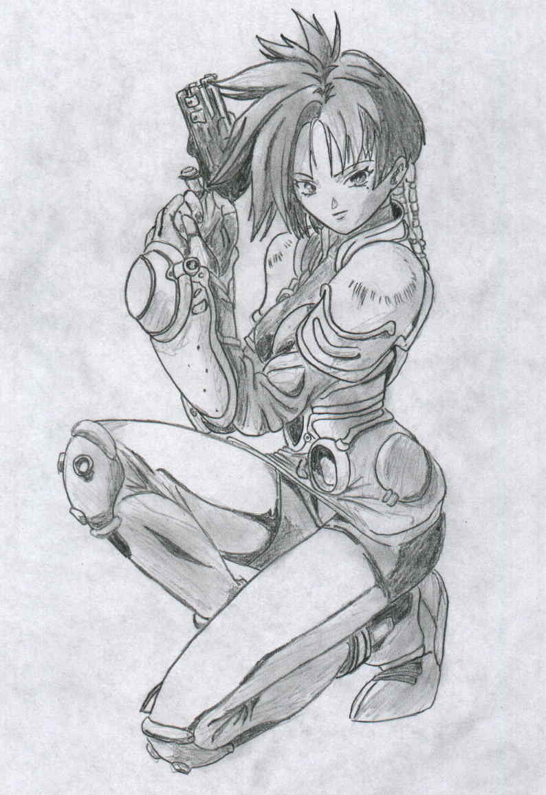 Fonds d'cran Art - Crayon Manga - Iria IRIA