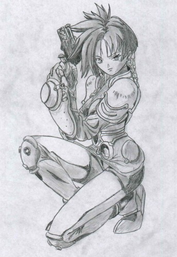 Wallpapers Art - Pencil Manga - Iria IRIA