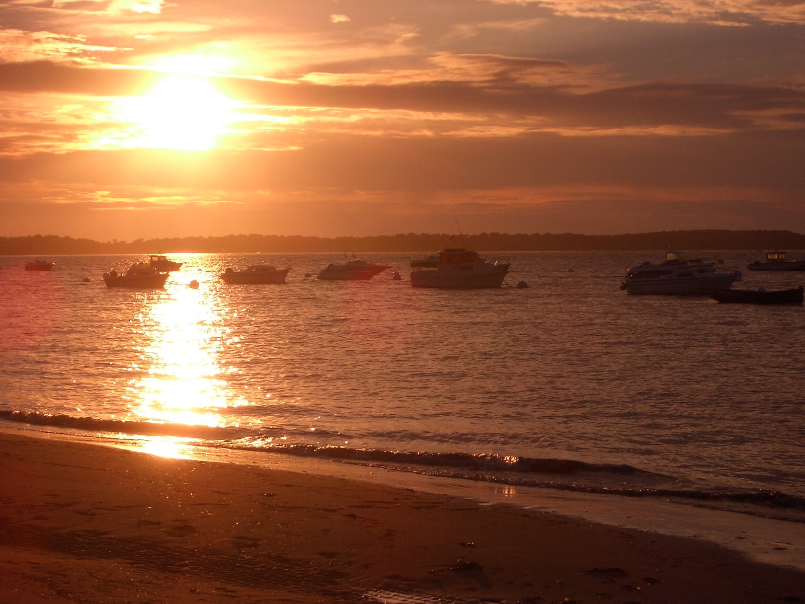 Fonds d'cran Nature Couchers et levers de Soleil Arcachon 2