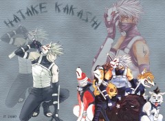 Fonds d'cran Manga Kakashi wall