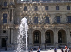 Fonds d'cran Voyages : Europe Reflets_louvre 001