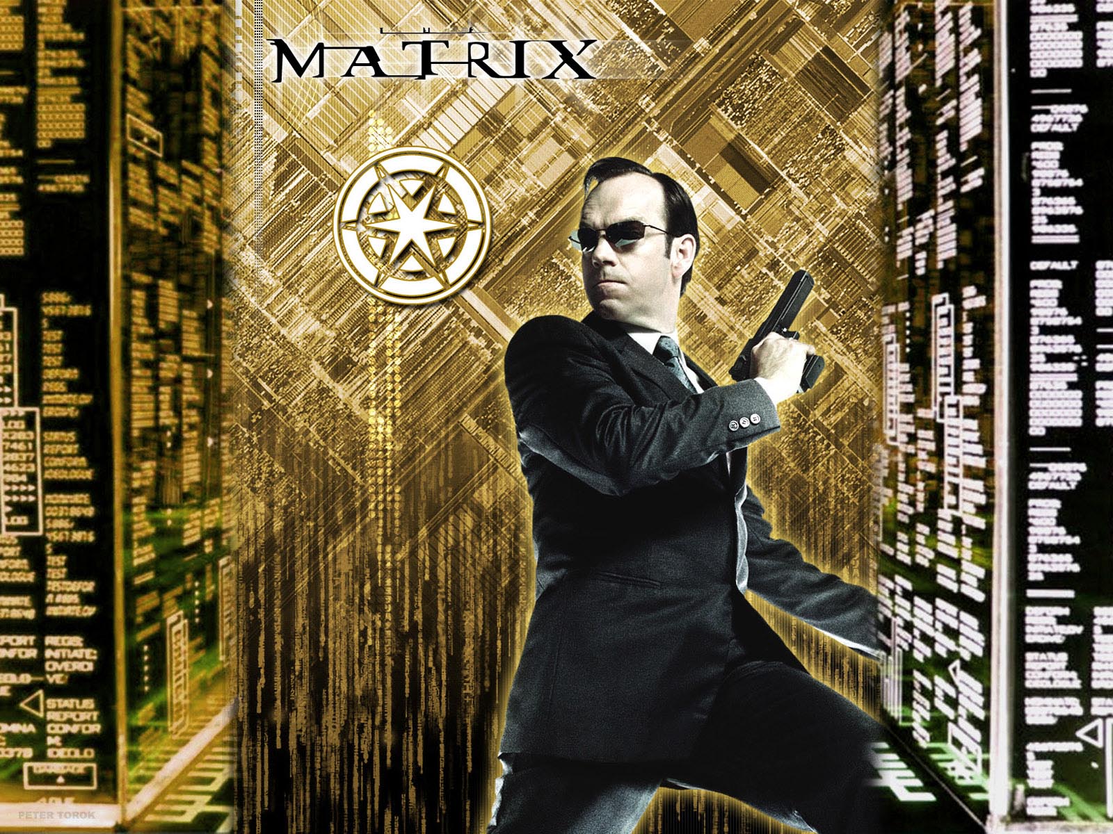 Fonds d'cran Cinma Matrix 2 Reloaded The Matrix Reloaded - AGENT SMITH