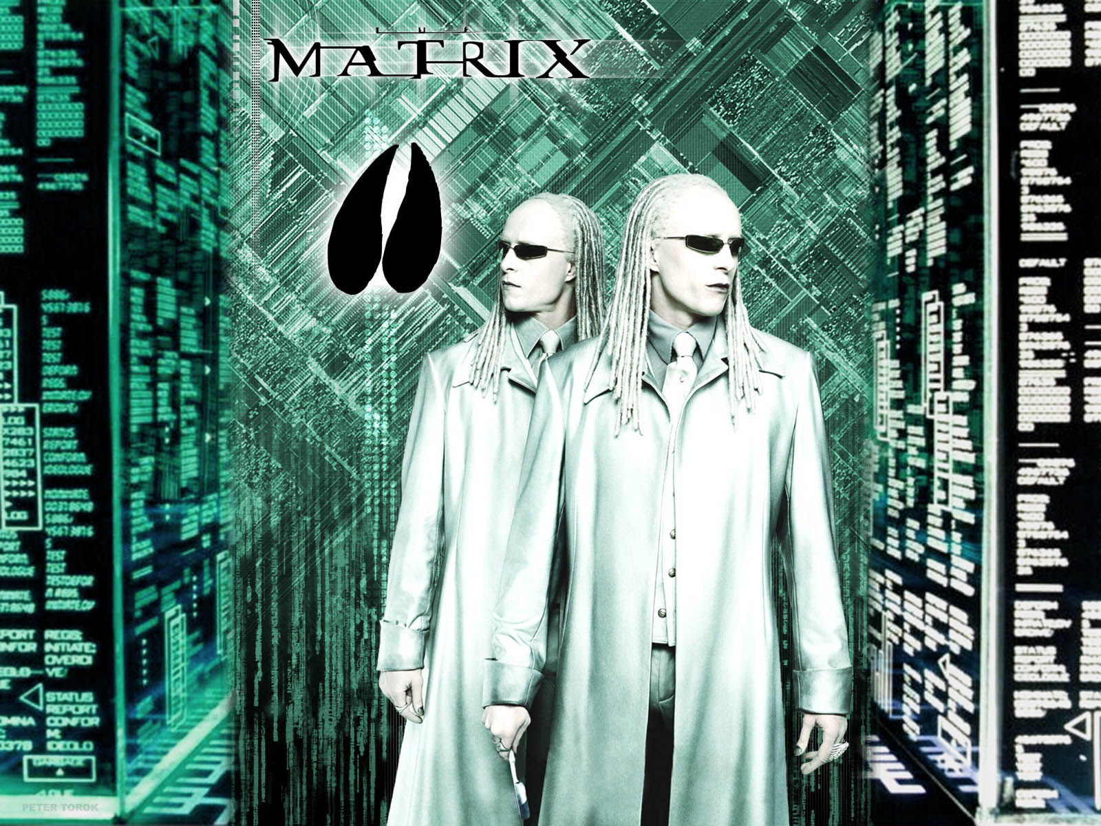 Wallpapers Movies Matrix 2 Reloaded The Matrix Reloaded - THE TWINS