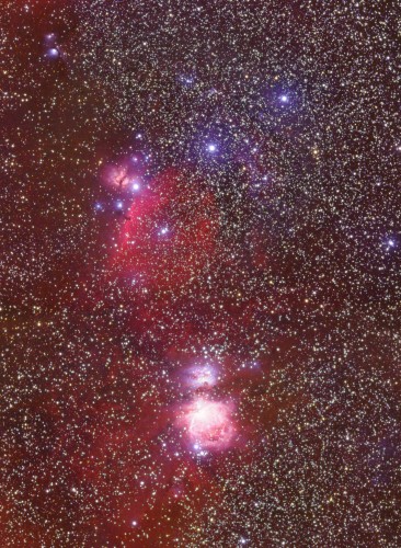 Fonds d'cran Espace Univers M42 and Horsehead Nebula