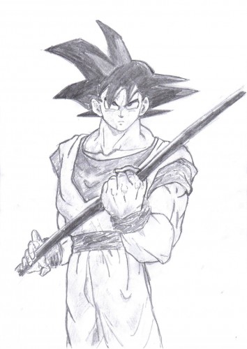 Fonds d'cran Art - Crayon Manga - Dragon Ball Z DBZ