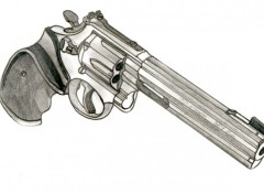 Wallpapers Art - Pencil Smtih&Wesson 357 magnum