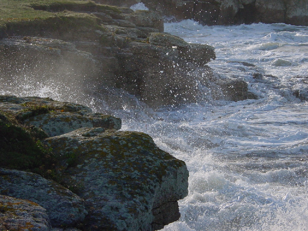 Fonds d'cran Nature Mers - Ocans - Plages eclaboussure !