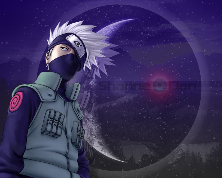 Fonds d'cran Manga Naruto Hatake Kakashi the sharine clan