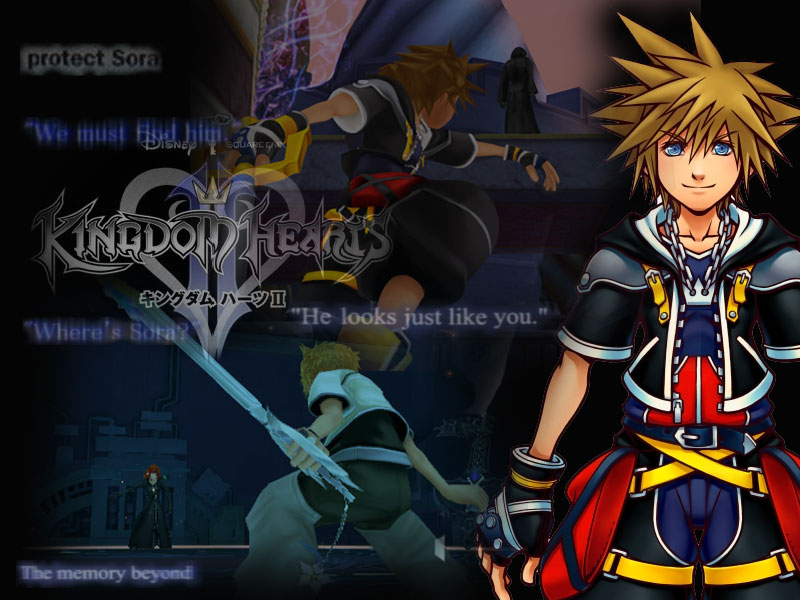 Fonds d'cran Jeux Vido Kingdom Hearts II Sora