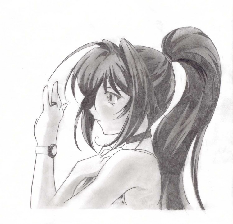 Fonds d'cran Art - Crayon Manga - Macross Hayase