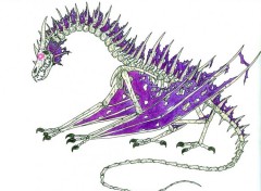 Wallpapers Art - Pencil dragon mort-vivant