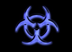 Fonds d'cran Art - Numrique biohazard blue