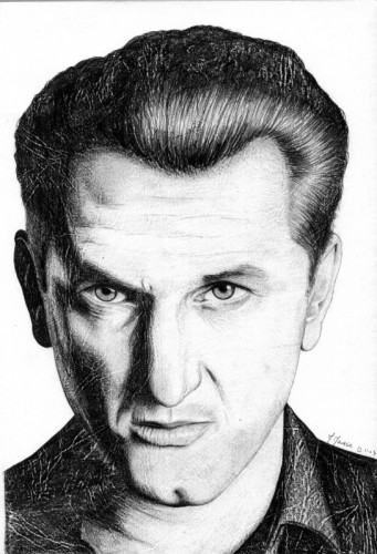 Wallpapers Art - Pencil Movies - TV Soaps Sean Penn