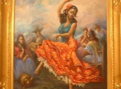 Fonds d'cran Art - Peinture DANSEUSE DE FLAMENCO