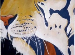 Fonds d'cran Art - Peinture tigre