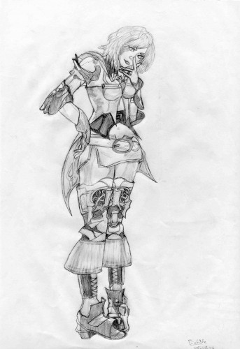 Fonds d'cran Art - Crayon Jeux Vido FFXII-Ashe