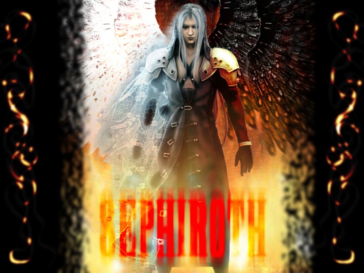 Fonds d'cran Jeux Vido Final Fantasy Advent Children Seraphin Sephiroth