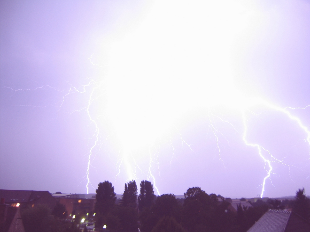 Fonds d'cran Nature Eclairs - Foudre orages de moissy