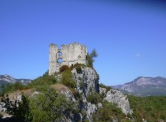 Fonds d'cran Constructions et architecture Ruine sur rocher