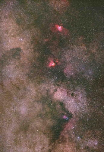 Fonds d'cran Espace Univers Milky Way around M16 and M17