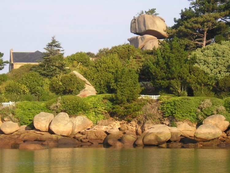 Wallpapers Trips : Europ France > Bretagne plage de St Guirec - 22