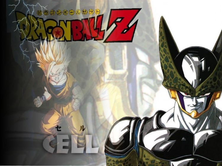 Fonds d'cran Manga Dragon Ball Z Cell, sangohan et.... sangoku