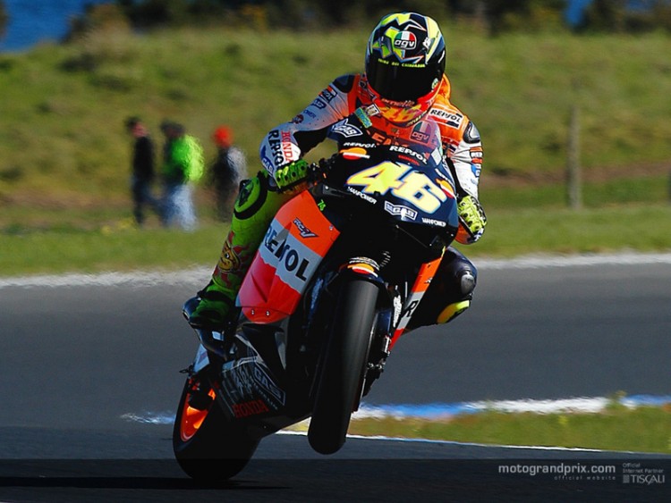 Fonds d'cran Motos Rossi Wallpaper N83418