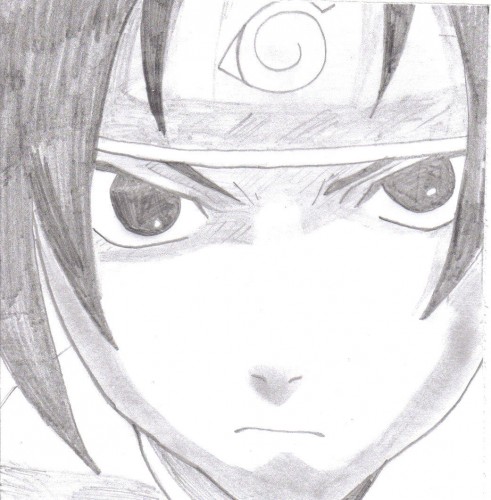 Wallpapers Art - Pencil Manga - Naruto Sasuke