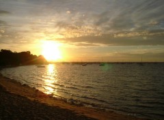 Fonds d'cran Nature coucher de soleil au cap ferret