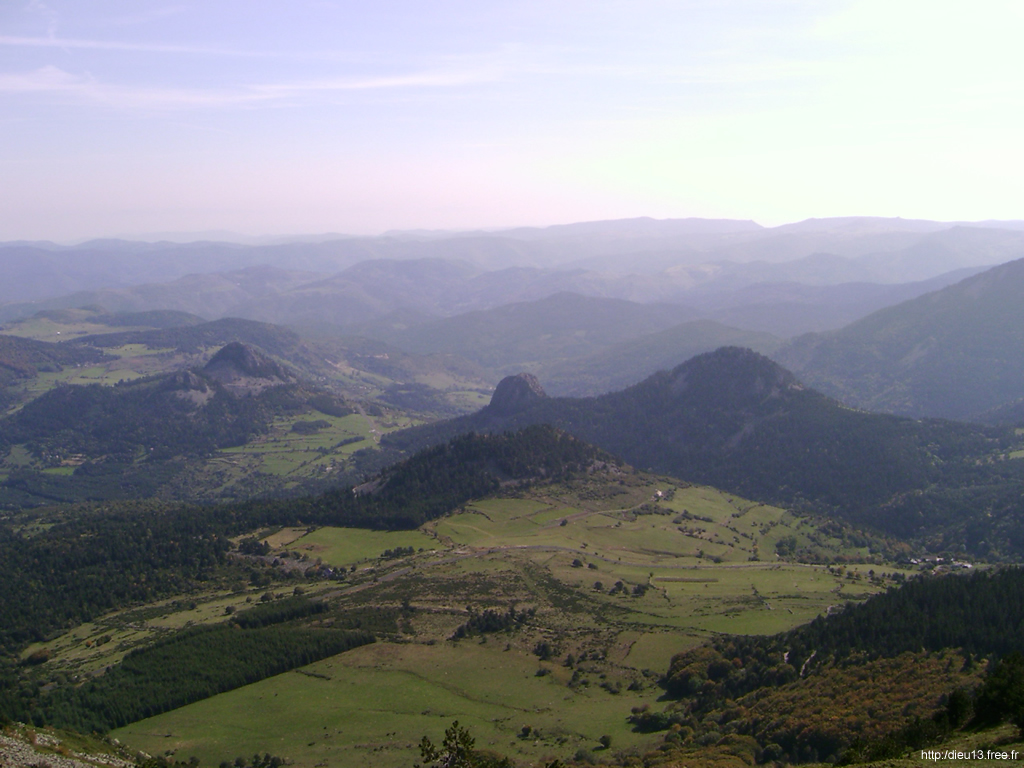 Wallpapers Nature Landscapes Vue d'en haut du Mont Mezenc (43)