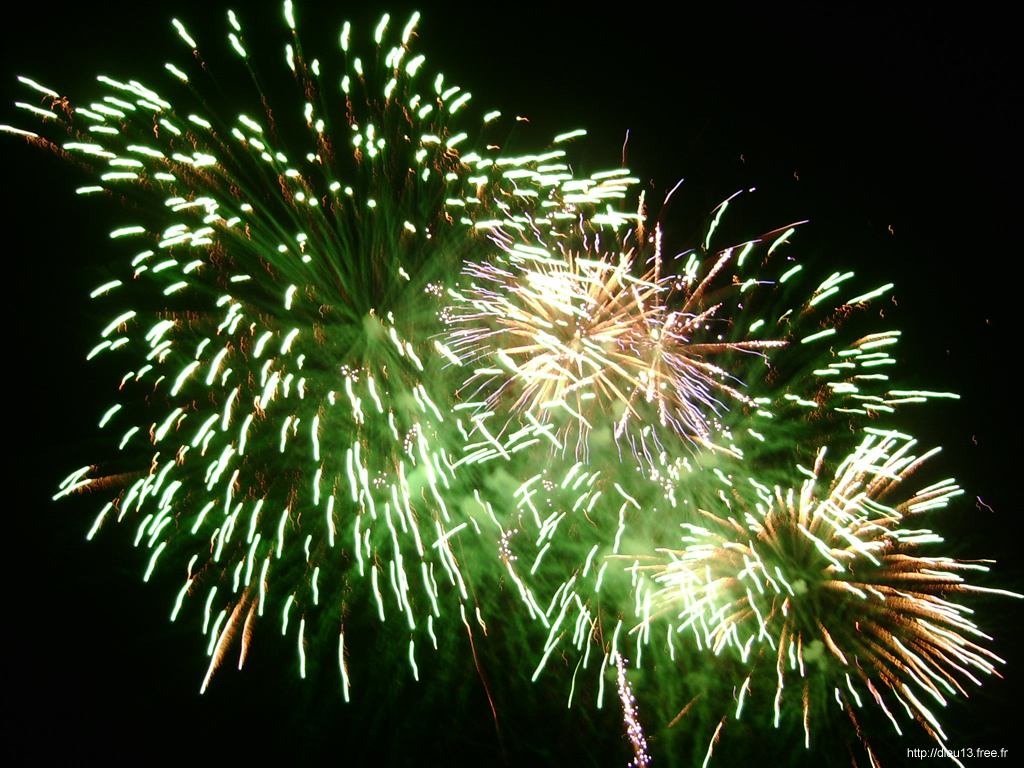 Fonds d'cran Hommes - Evnements Feux d'Artifice Un feu d'artifice dans le sud de la France