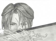 Wallpapers Art - Pencil FF VII Squall Leonhart