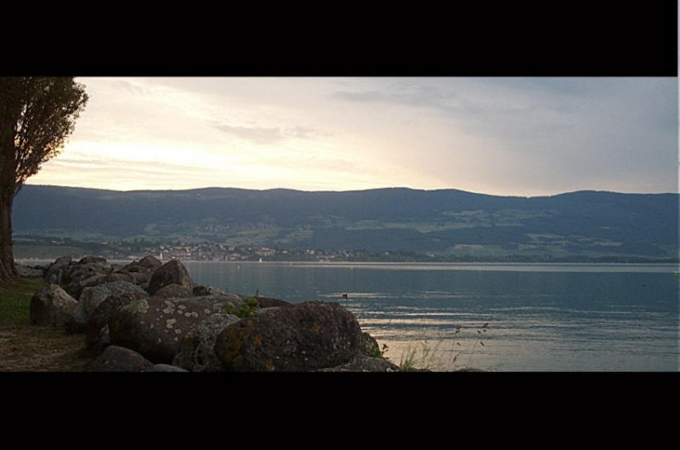 Fonds d'cran Voyages : Europe Suisse Yverdon - Coucher de soleil sur le lac