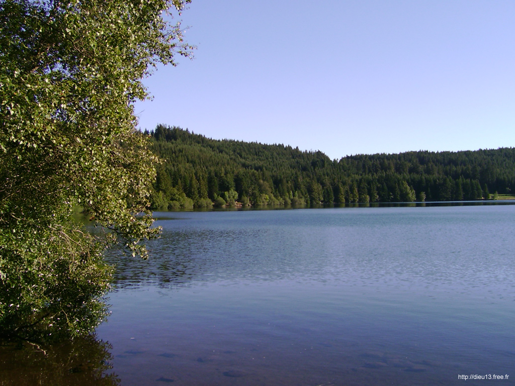 Wallpapers Nature Sunsets and sunrises Le lac du Bouchet