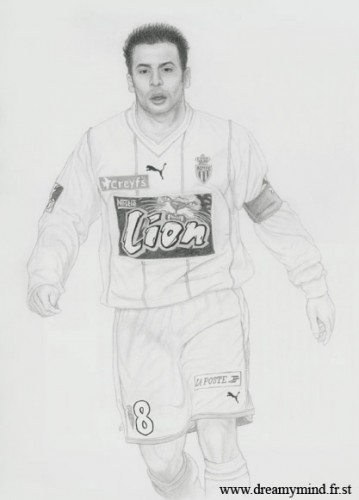 Wallpapers Art - Pencil Sports Ludovic Giuly (football)