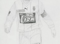 Wallpapers Art - Pencil Ludovic Giuly (football)