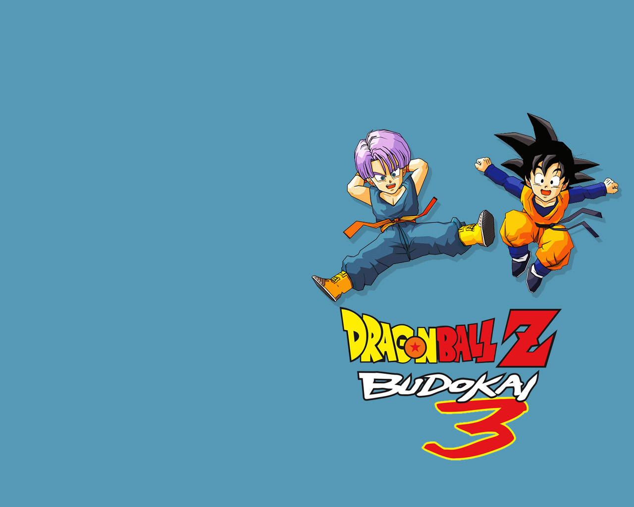 Fonds d'cran Jeux Vido Dragon Ball Z Budokai 3 Dragon Ball Z Budokai 3 : Trunks & Goten