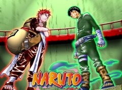 Wallpapers Manga gaara vs rock lee