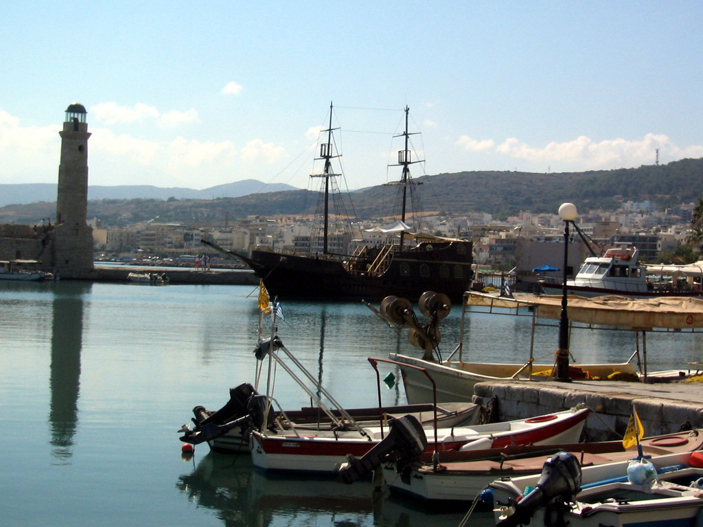 Wallpapers Trips : Europ Greece Port de Rethymnon